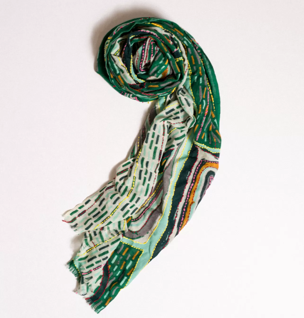Daniella Lehavi Embroidered Scarf