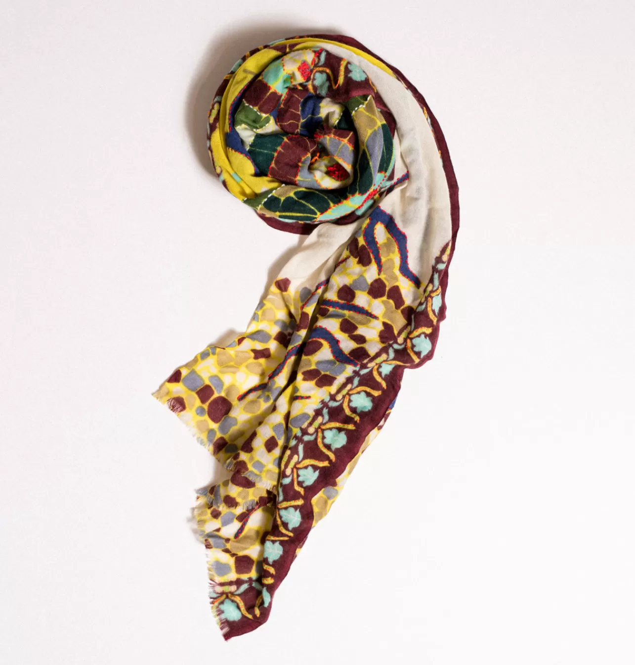 Daniella Lehavi Embroidered Scarf