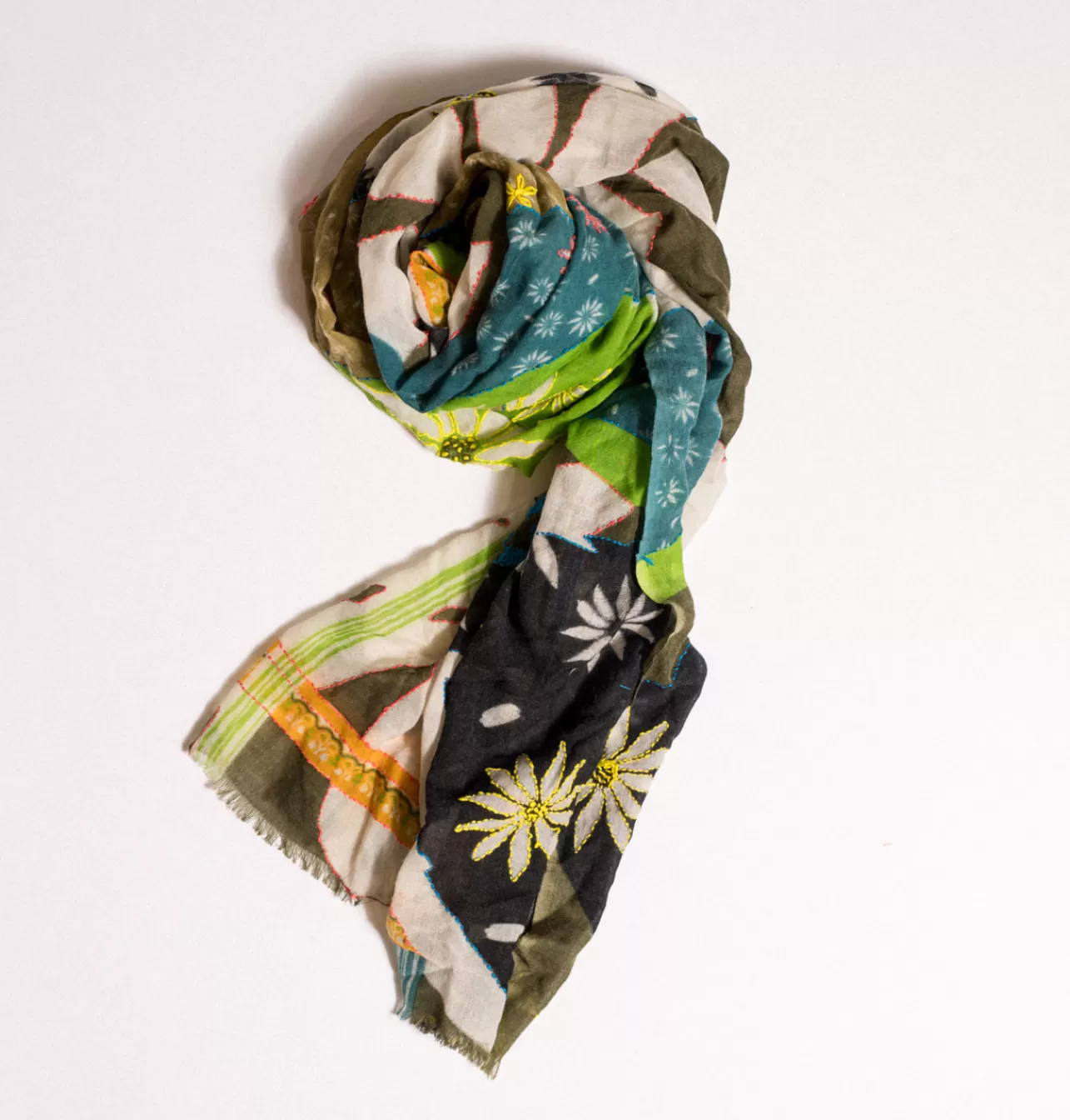 Daniella Lehavi Embroidered Scarf