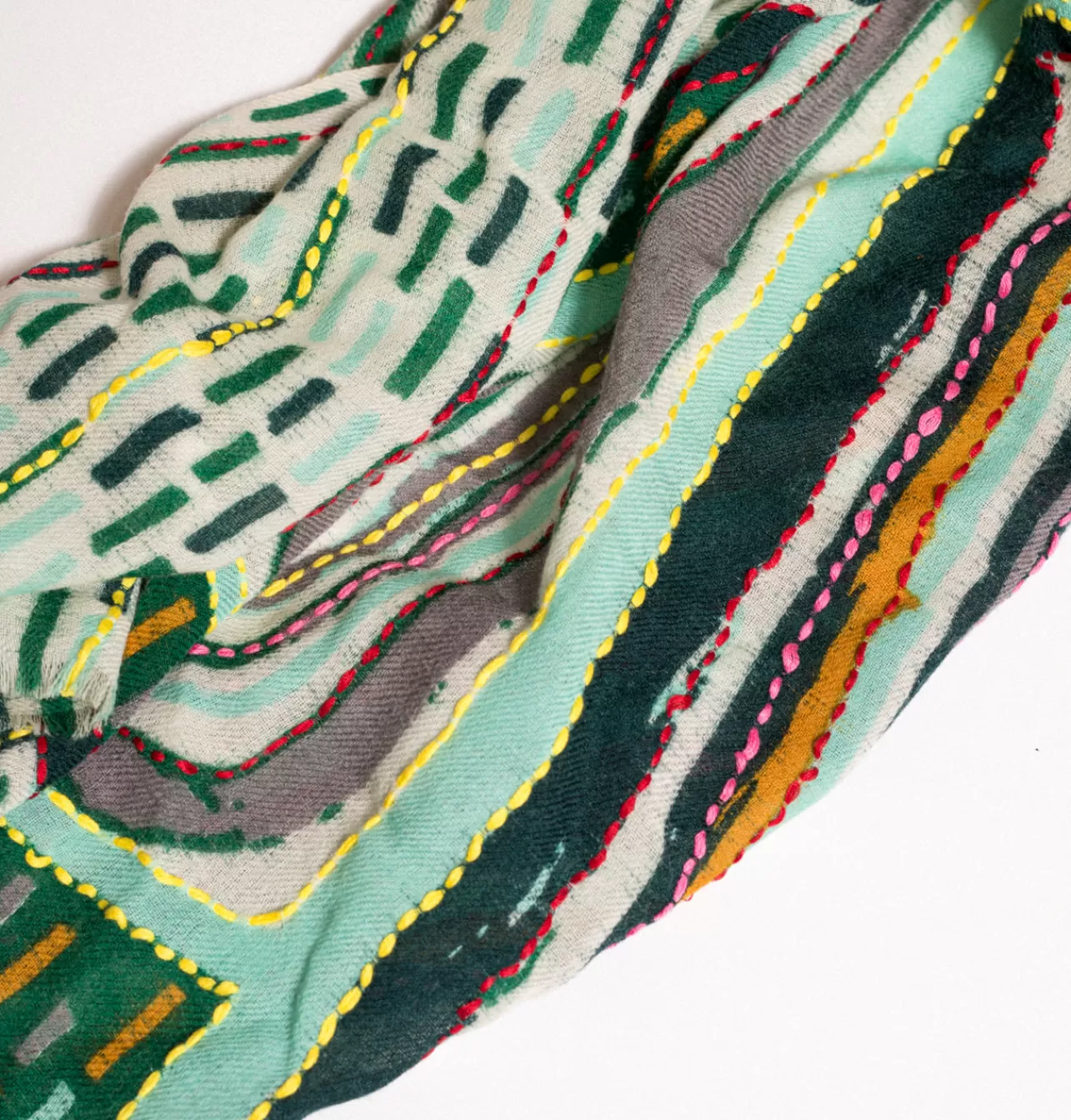 Daniella Lehavi Embroidered Scarf