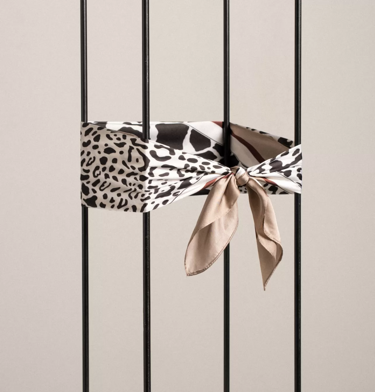 Daniella Lehavi Leopard Border Scarf