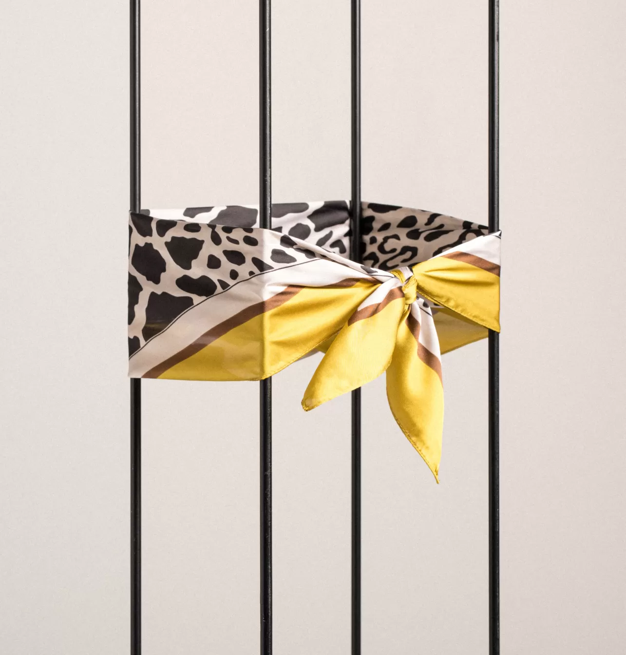 Daniella Lehavi Leopard Border Scarf
