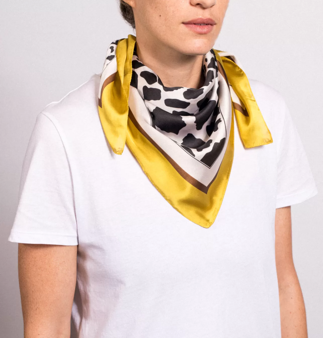 Daniella Lehavi Leopard Border Scarf